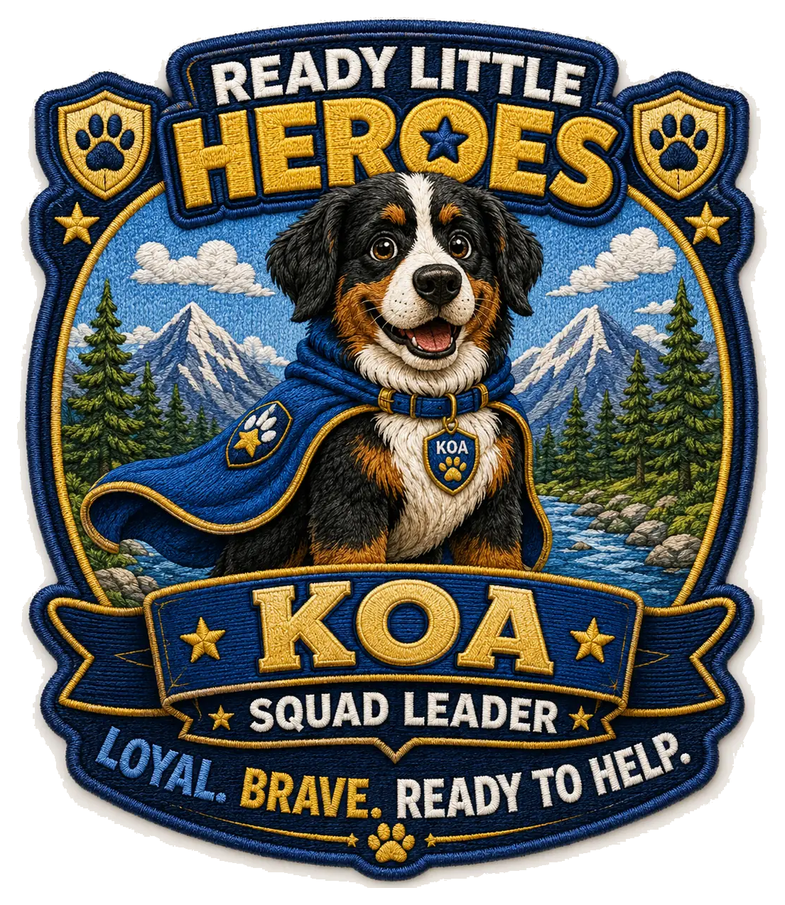 Koa character badge