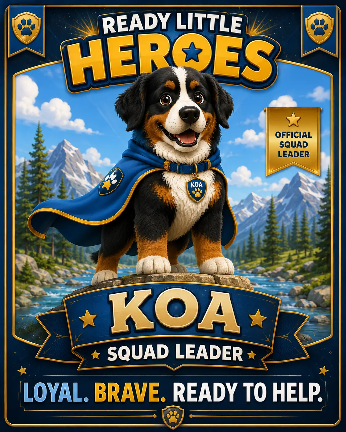 Koa character poster